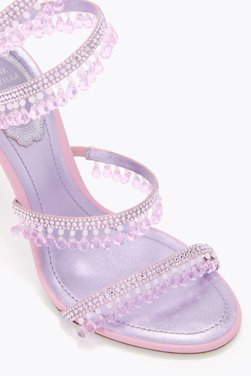 CHANDELIER METALLIC LILAC SANDAL 105 4