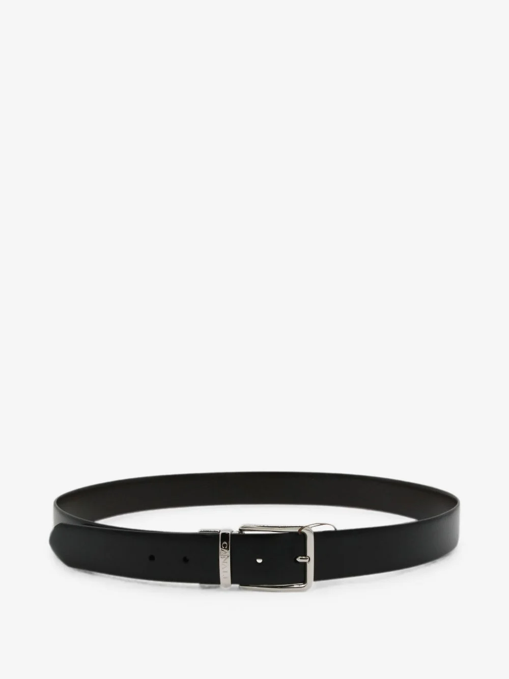 logo-engraved buckle belt - 1
