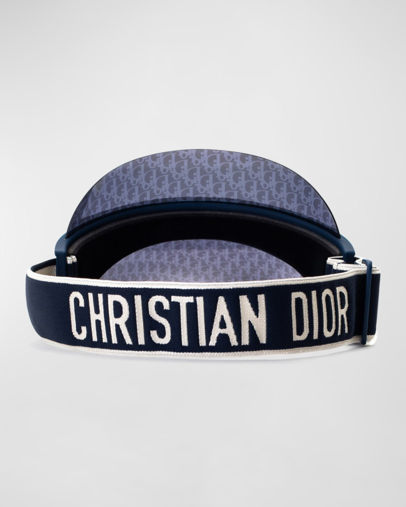 DiorClub V1U Logo Mirrored Visor 5
