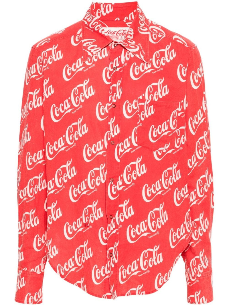x Coca-Cola print shirt 1