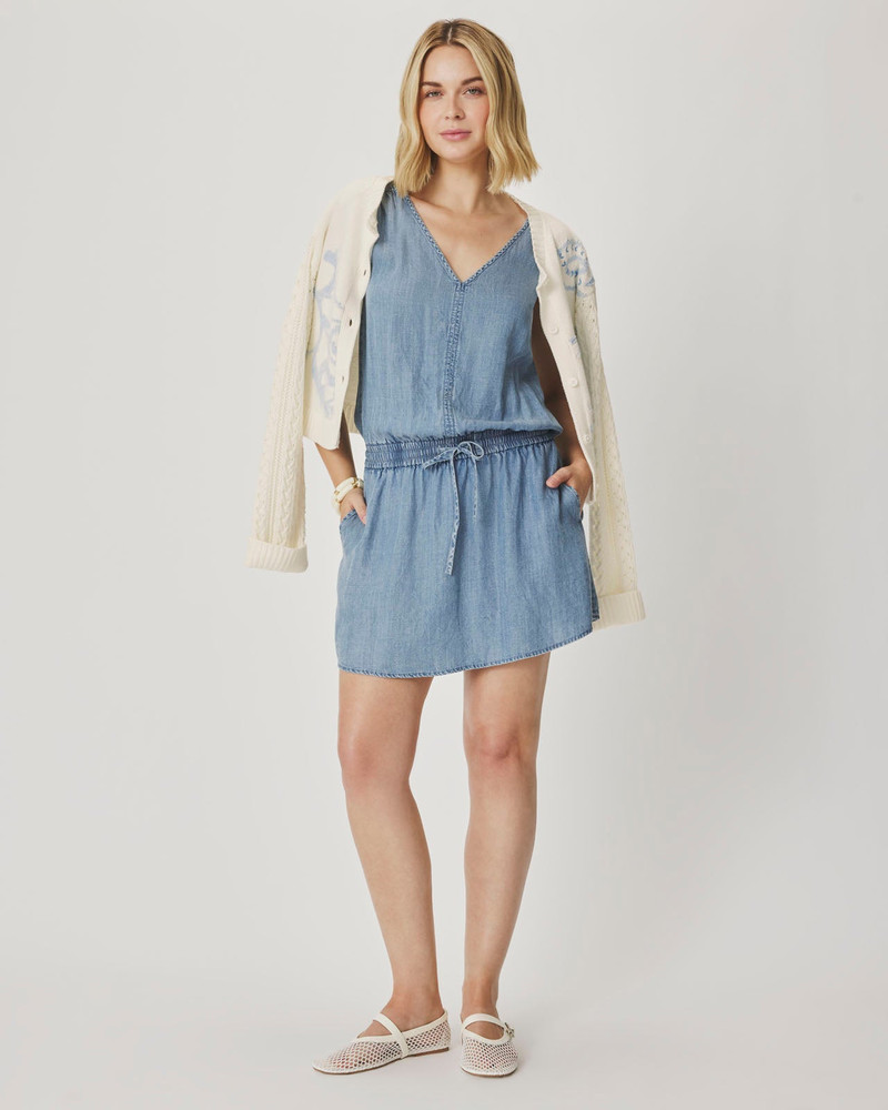 Splendid Ginger Indigo Mini Dress outlook