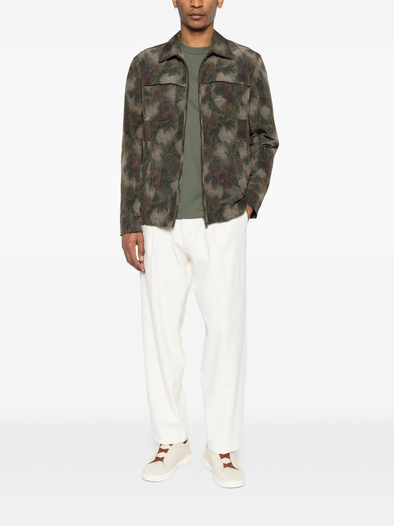 Herno pleated trousers outlook
