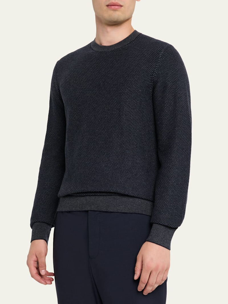 Men's Geometric Jacquard Sweater 4