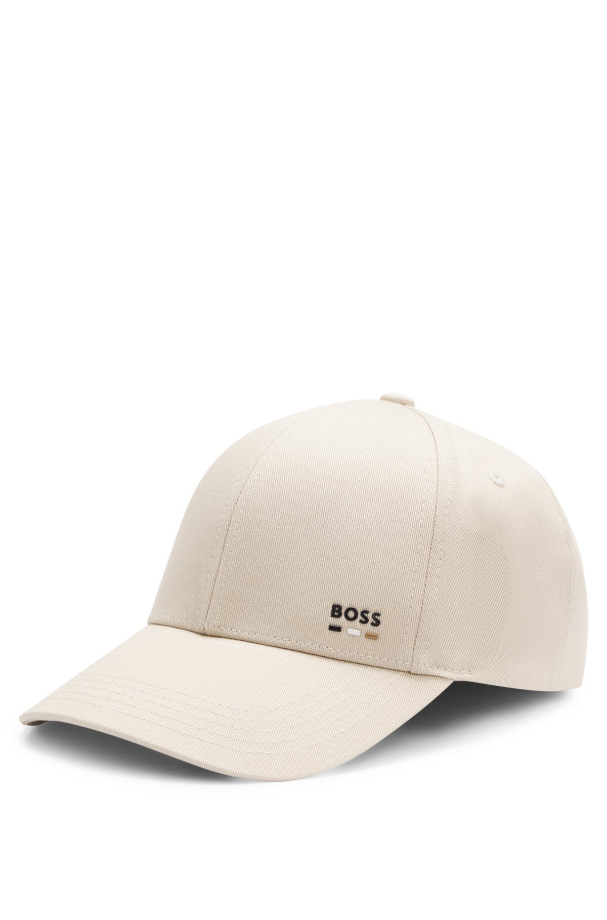 COTTON-TWILL CAP WITH LOGO TRIM - 1