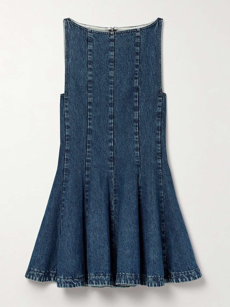Mags paneled denim 미니 드레스 - 1