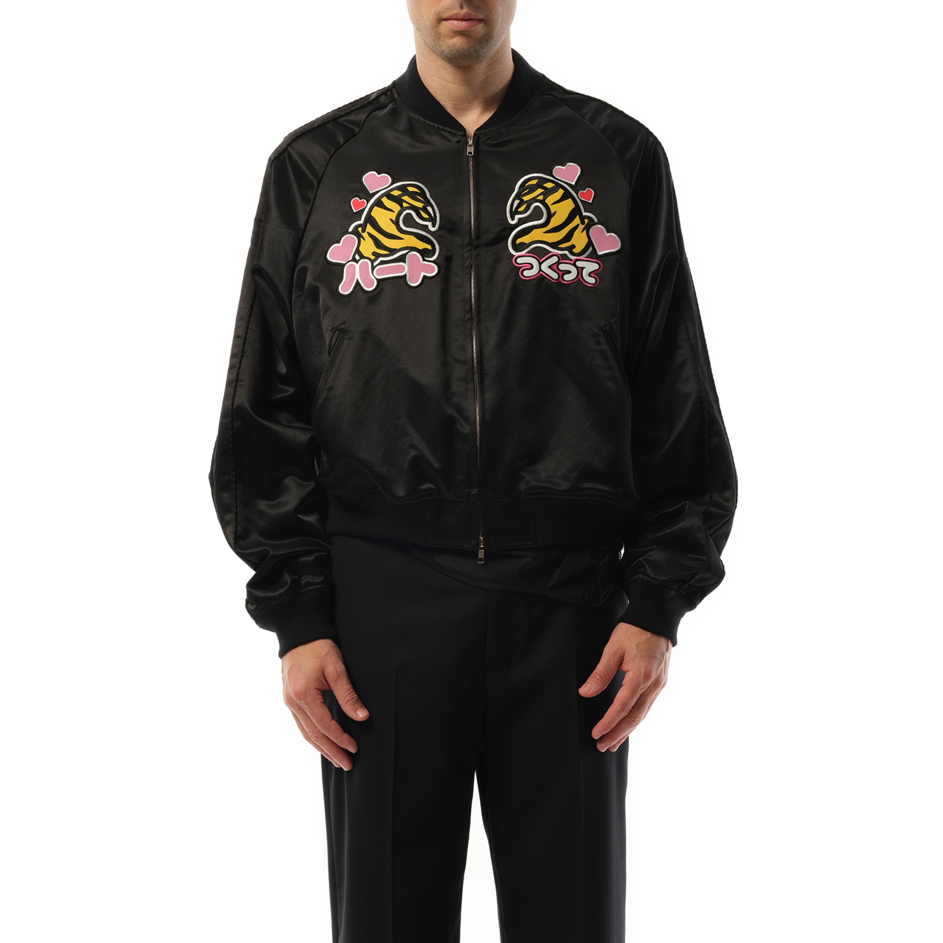 Tiger Fan-Service Souvenir Jacket in Black - 1