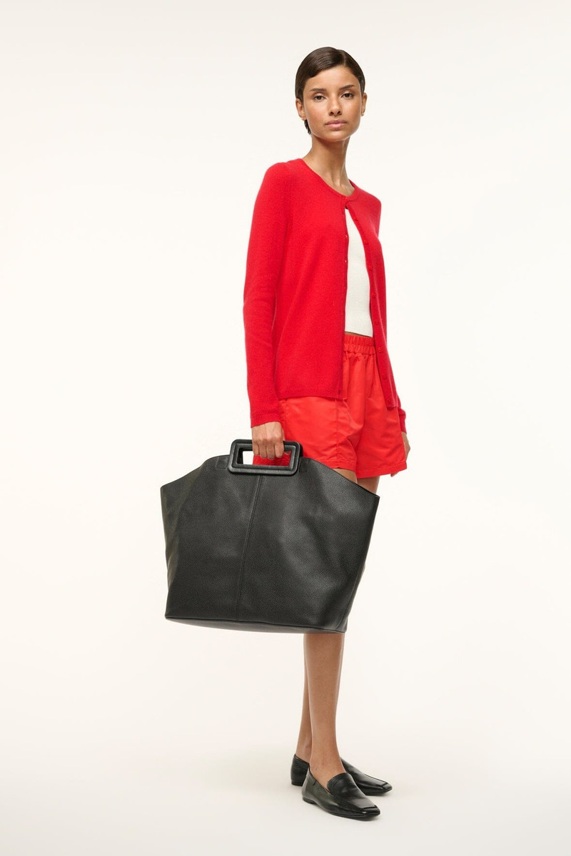 STAUD STAUD GRANDE TOTE BAG BLACK outlook