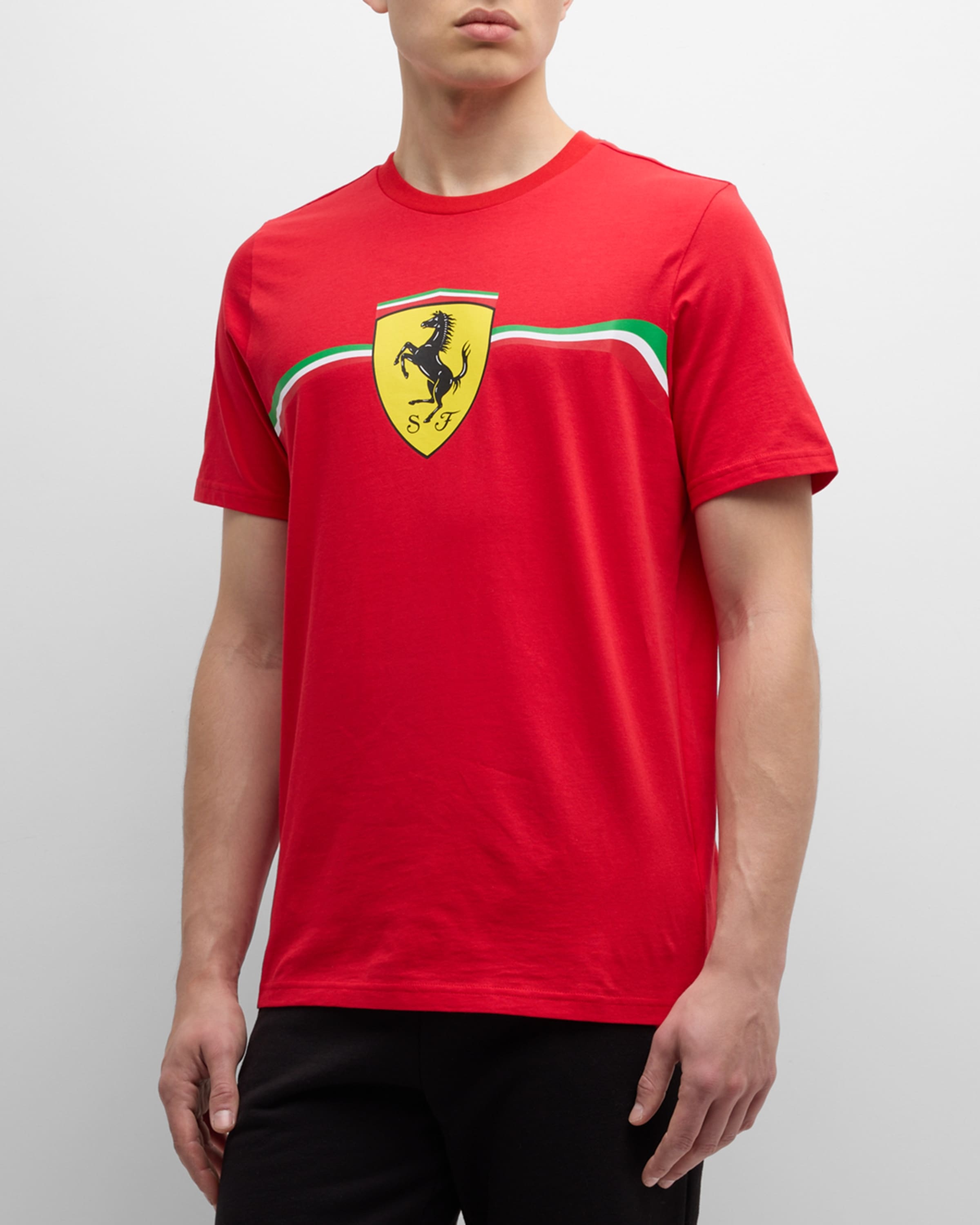 x Ferrari Men's Race Shield Heritage T-Shirt - 2