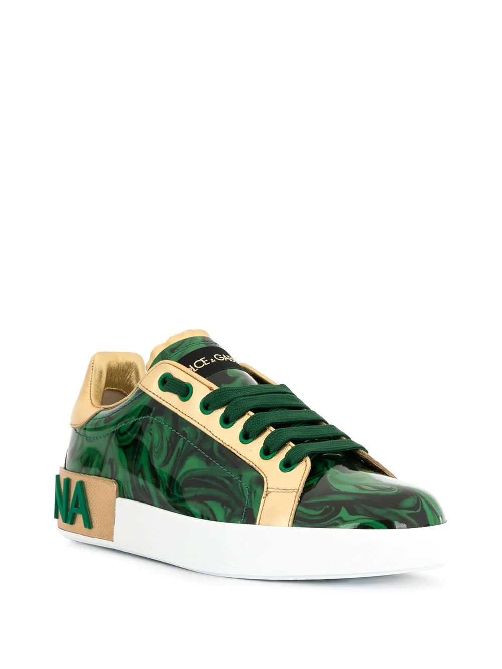 Portofino printed logo sneakers - 2