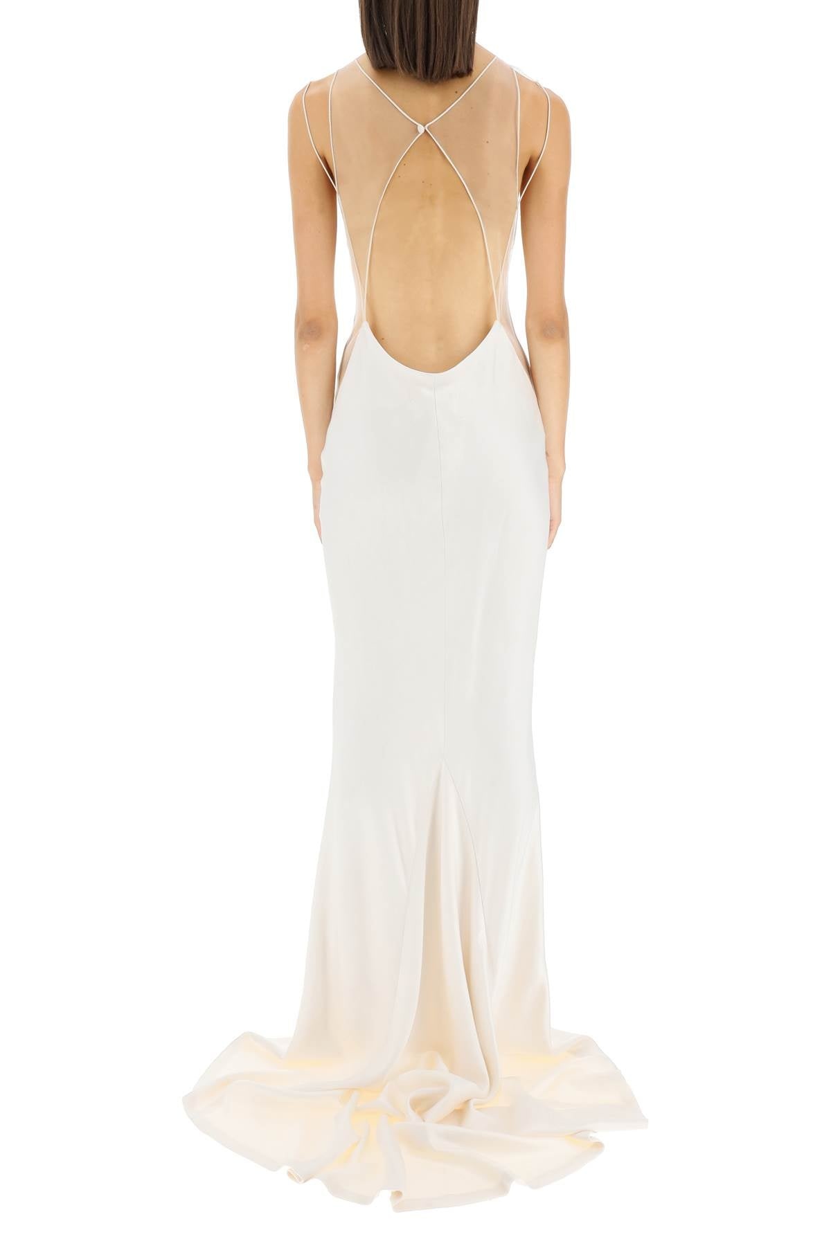 Maison Margiela Hammered Satin Gown | wananluxury | REVERSIBLE