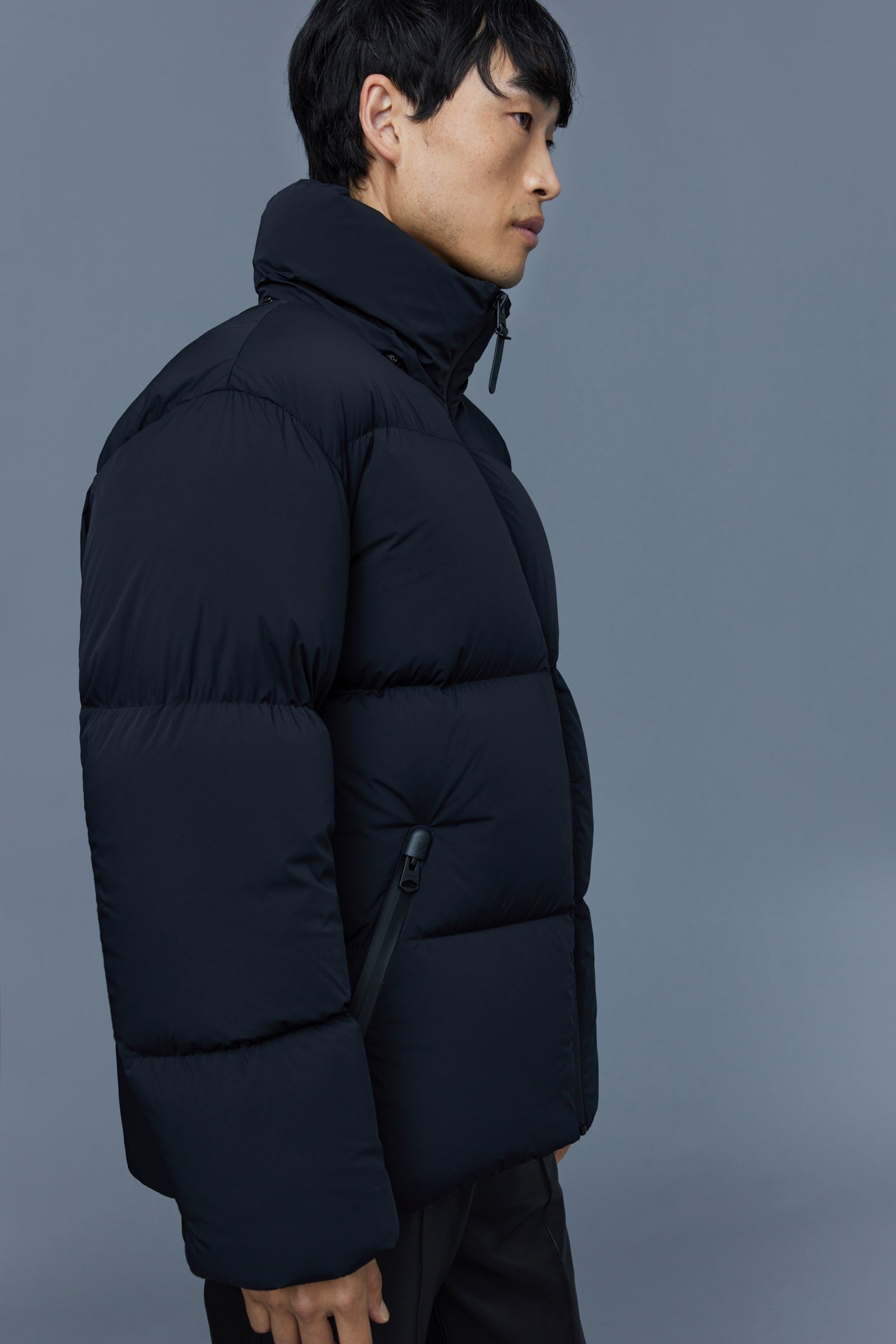 KENT Stretch matt down jacket with hood - 5