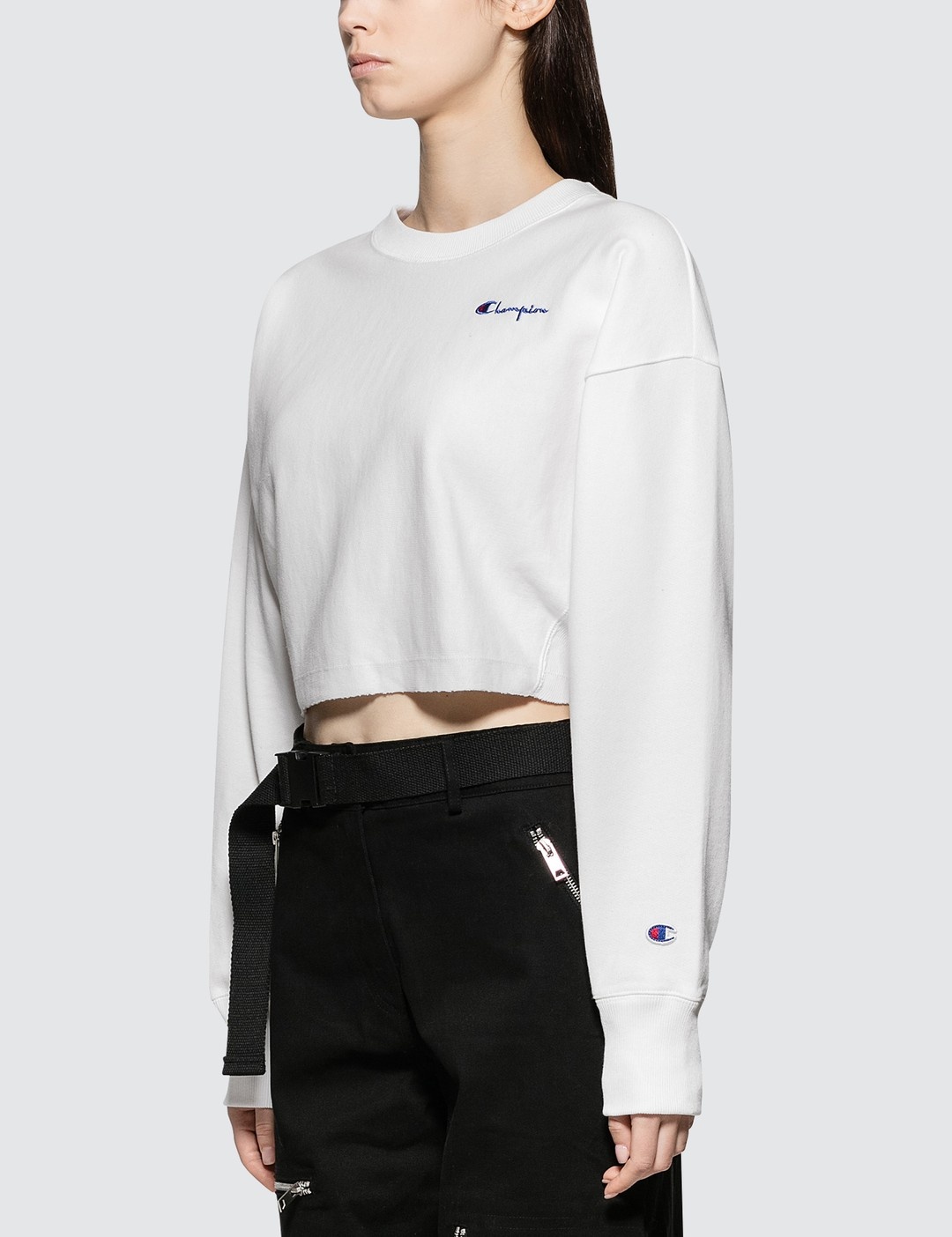 CROPPED CREWNECK SWEATSHIRT - 2