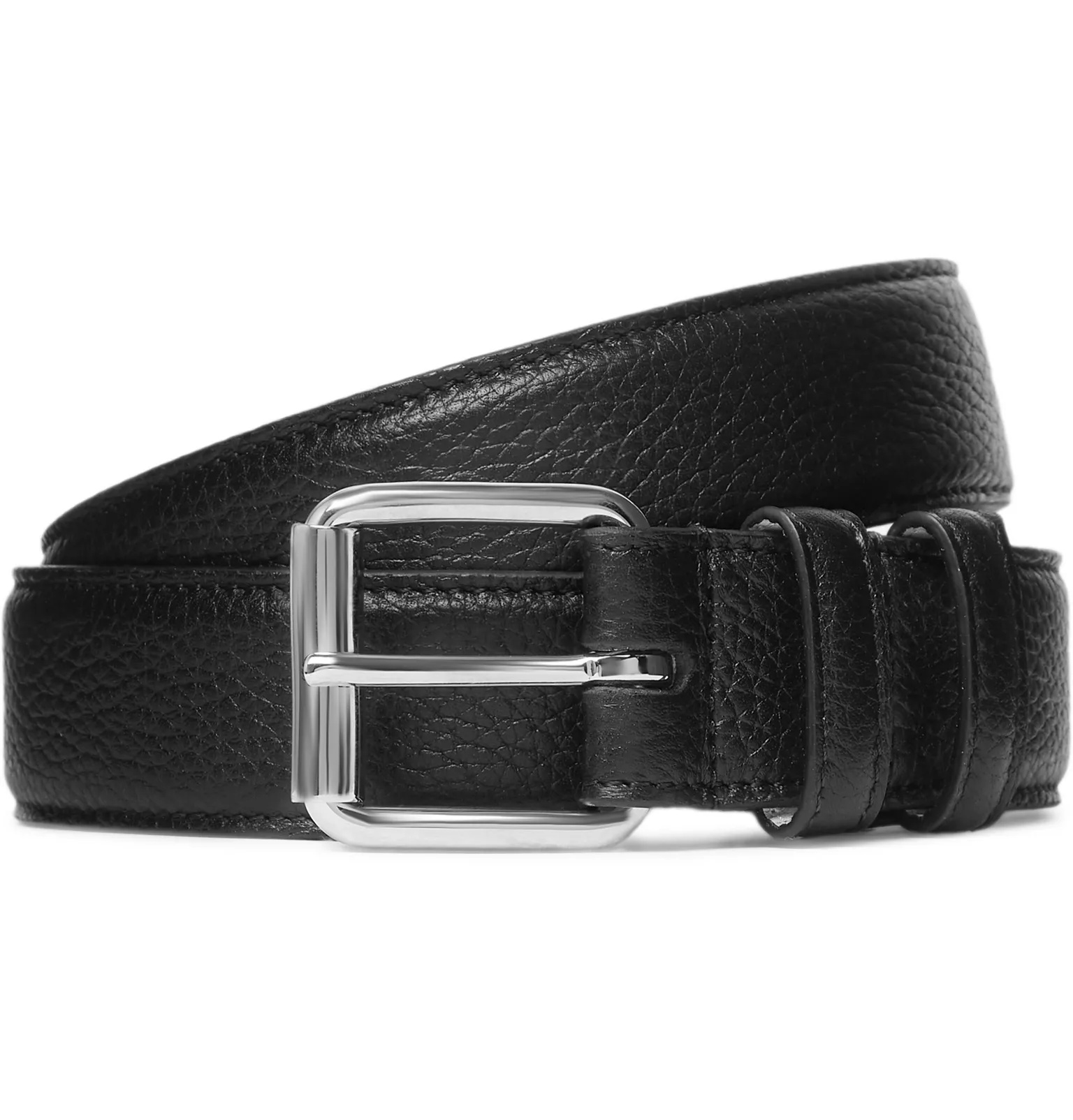 3cm Paris Full-Grain Leather Belt - 1