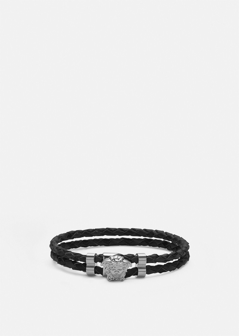Medusa leather bracelet - 1