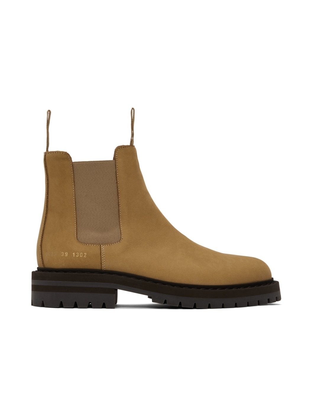 Tan Suede Chelsea Boots - 1