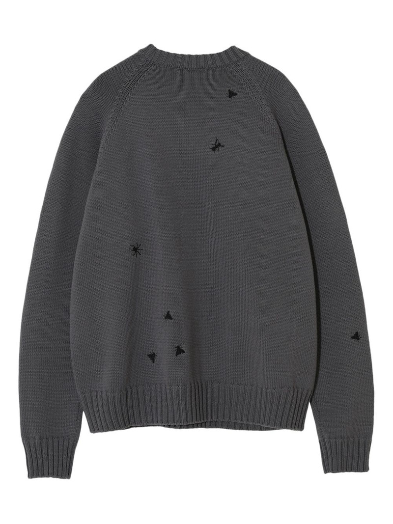 UNDERCOVER embroidered crew-neck jumper outlook