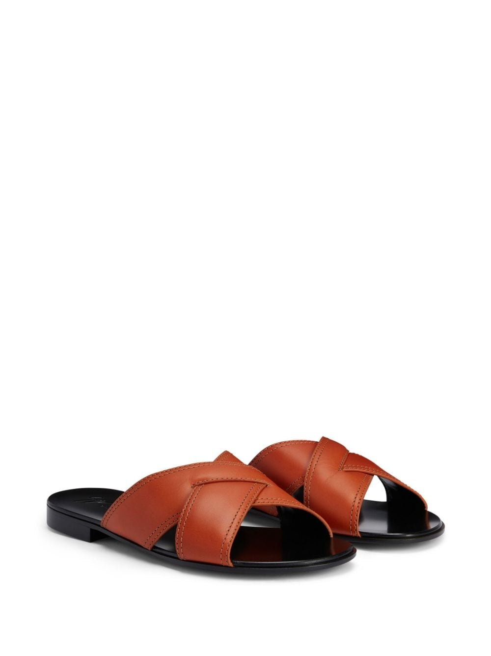 Flavio crossed-leather sandals - 2