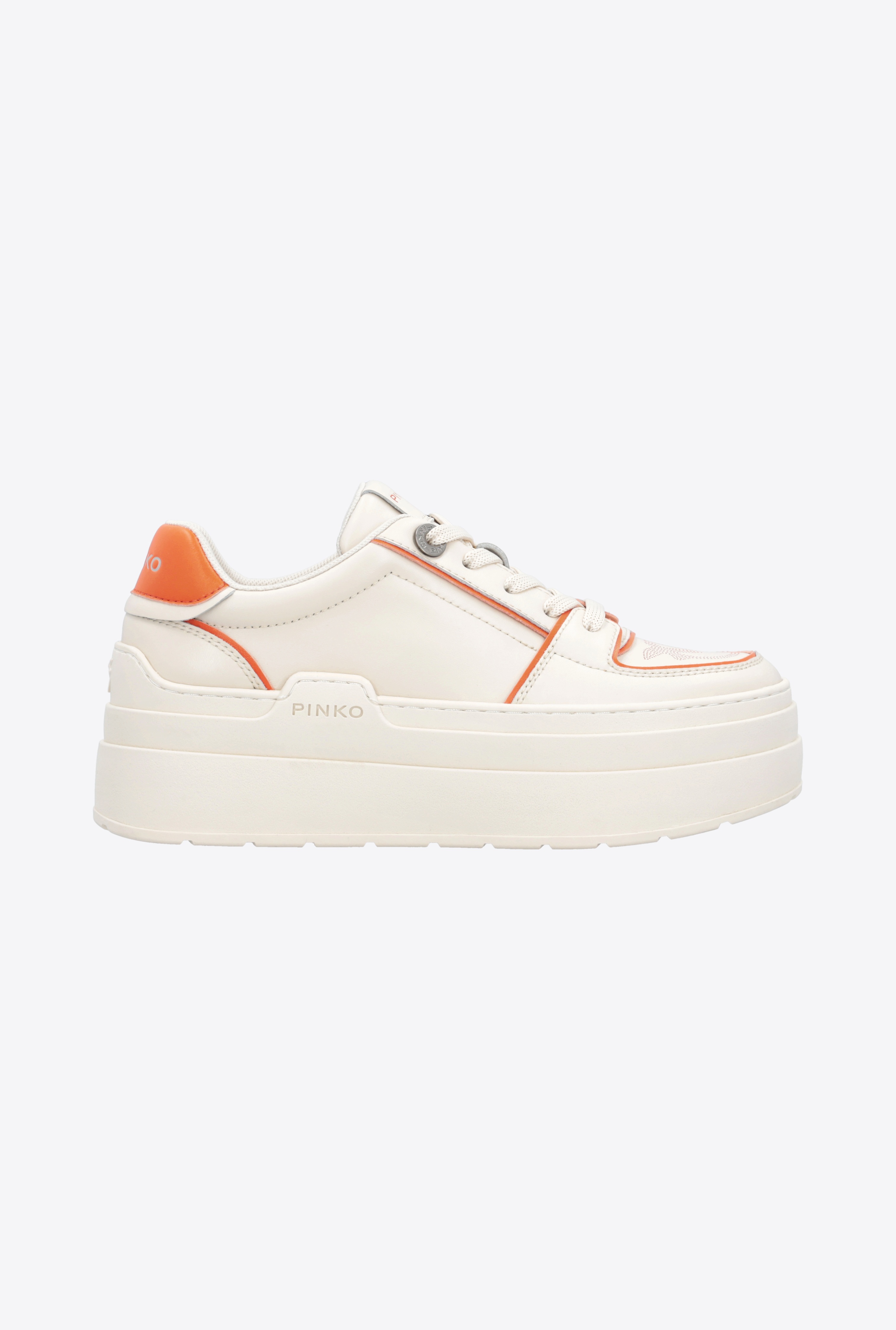 TWO-TONE PLATFORM SNEAKERS - 1