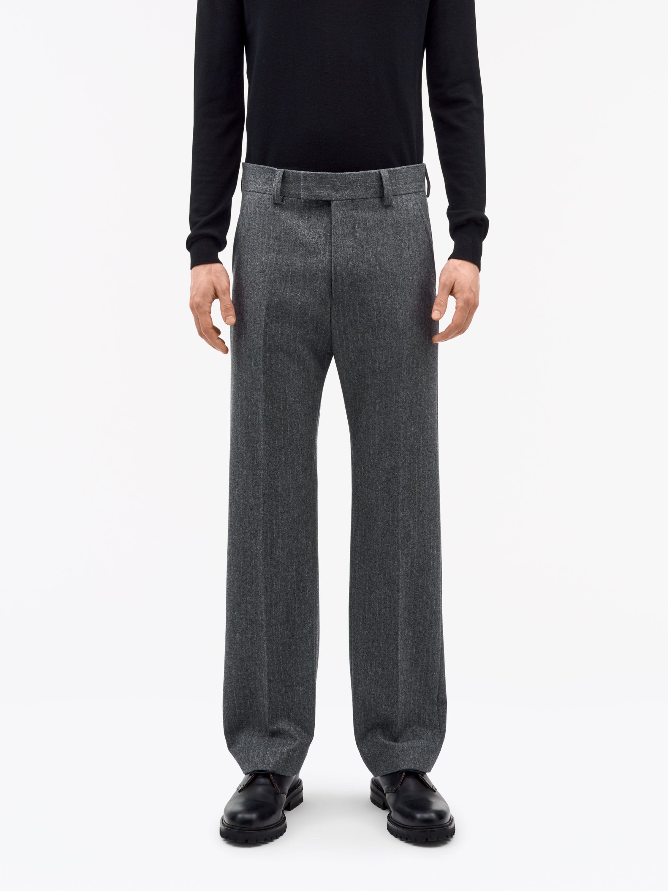 Tommie Pinstripe Wool Trousers - 3