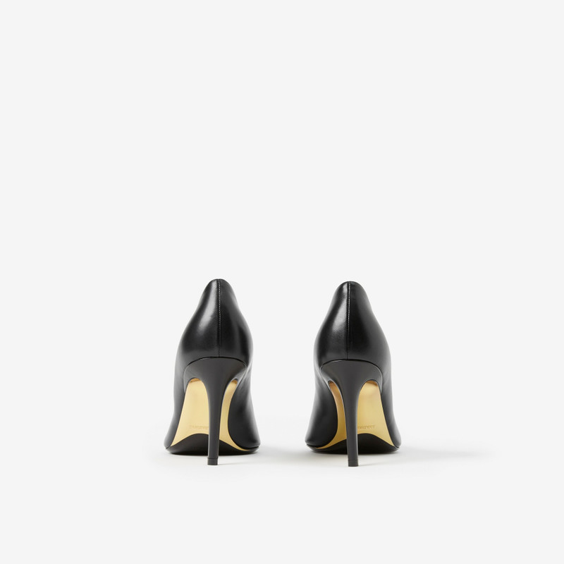 Leather Point-toe Pumps 3