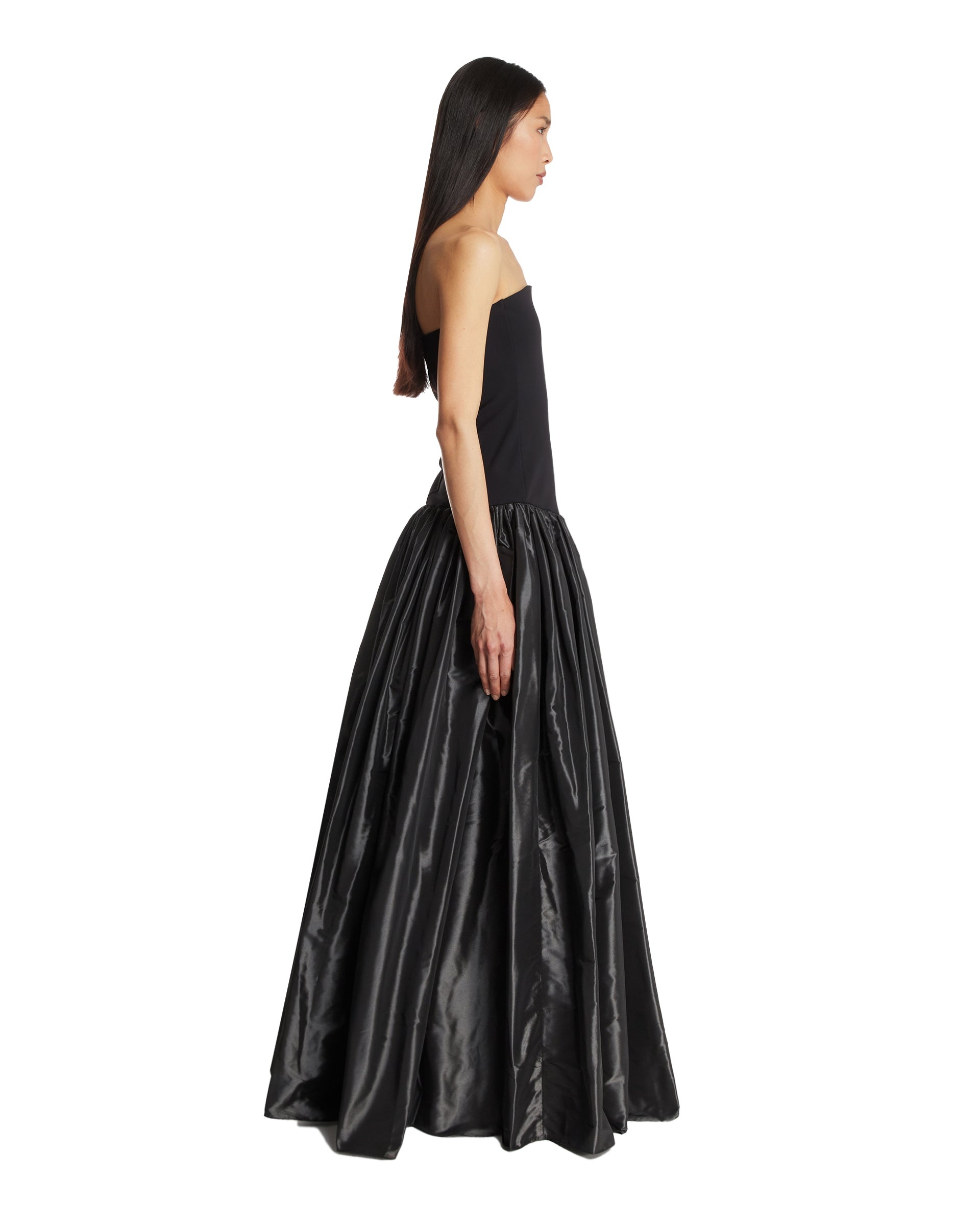 Black Princess Bustier Dress - 5