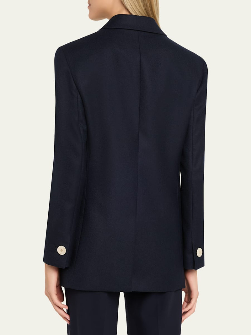 Flanella Cashmere Double-Breasted Blazer 3