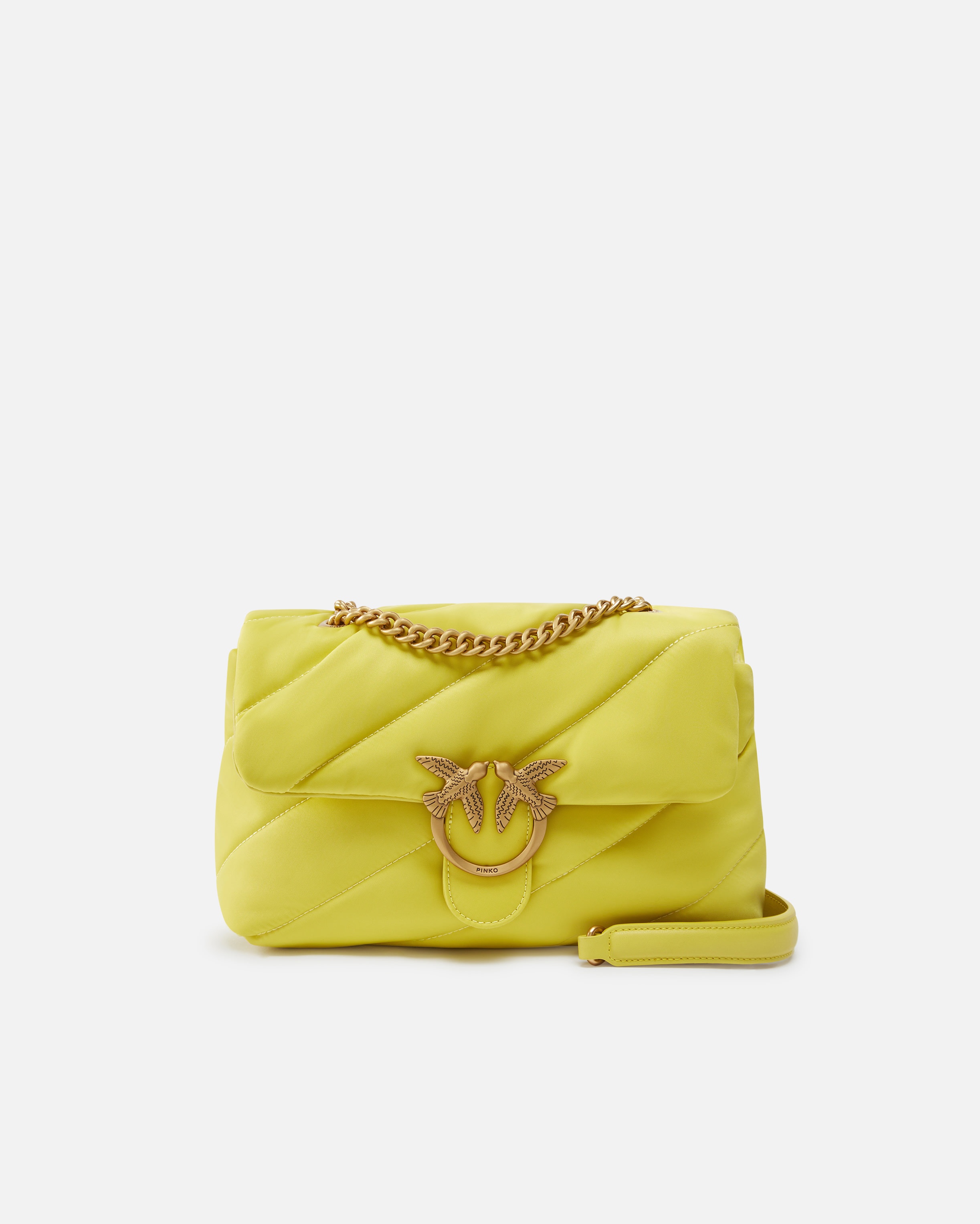 LOVE BAG CROSSBODY BAG IN QUILTED RECYCLED FABRIC - 1