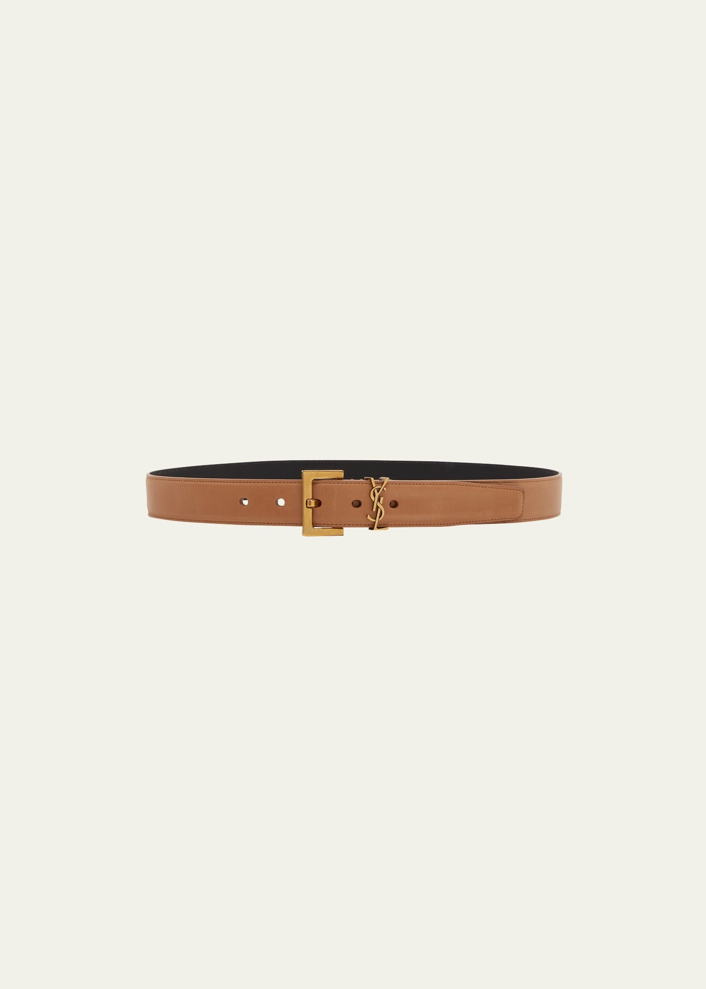 YSL Cassandre Leather Belt - 1
