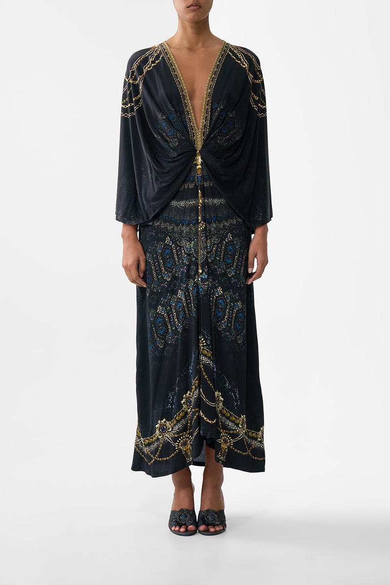 CAMILLA TUCK FRONT JERSEY DRESS outlook