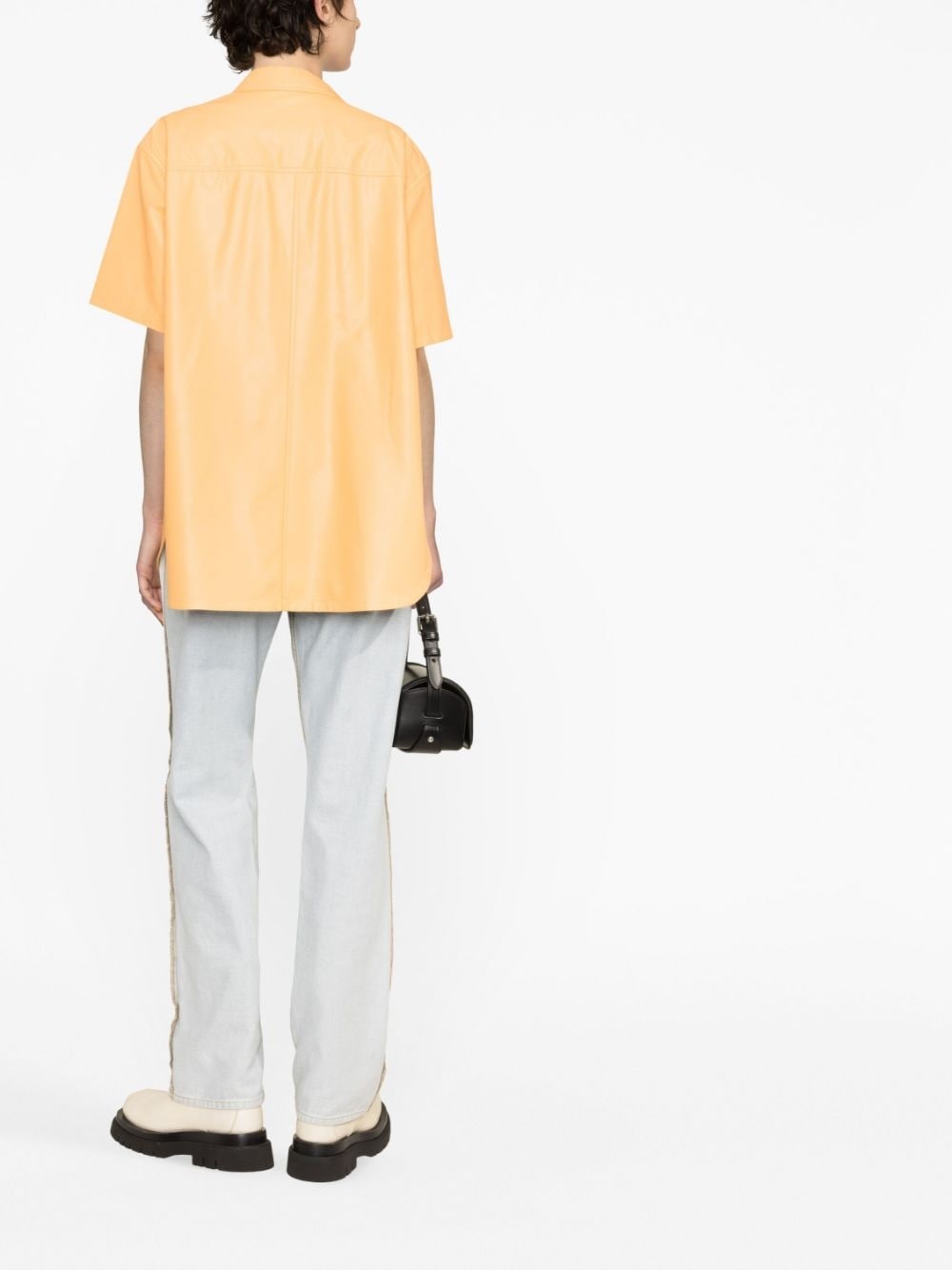 Norea faux-leather shirt - 4