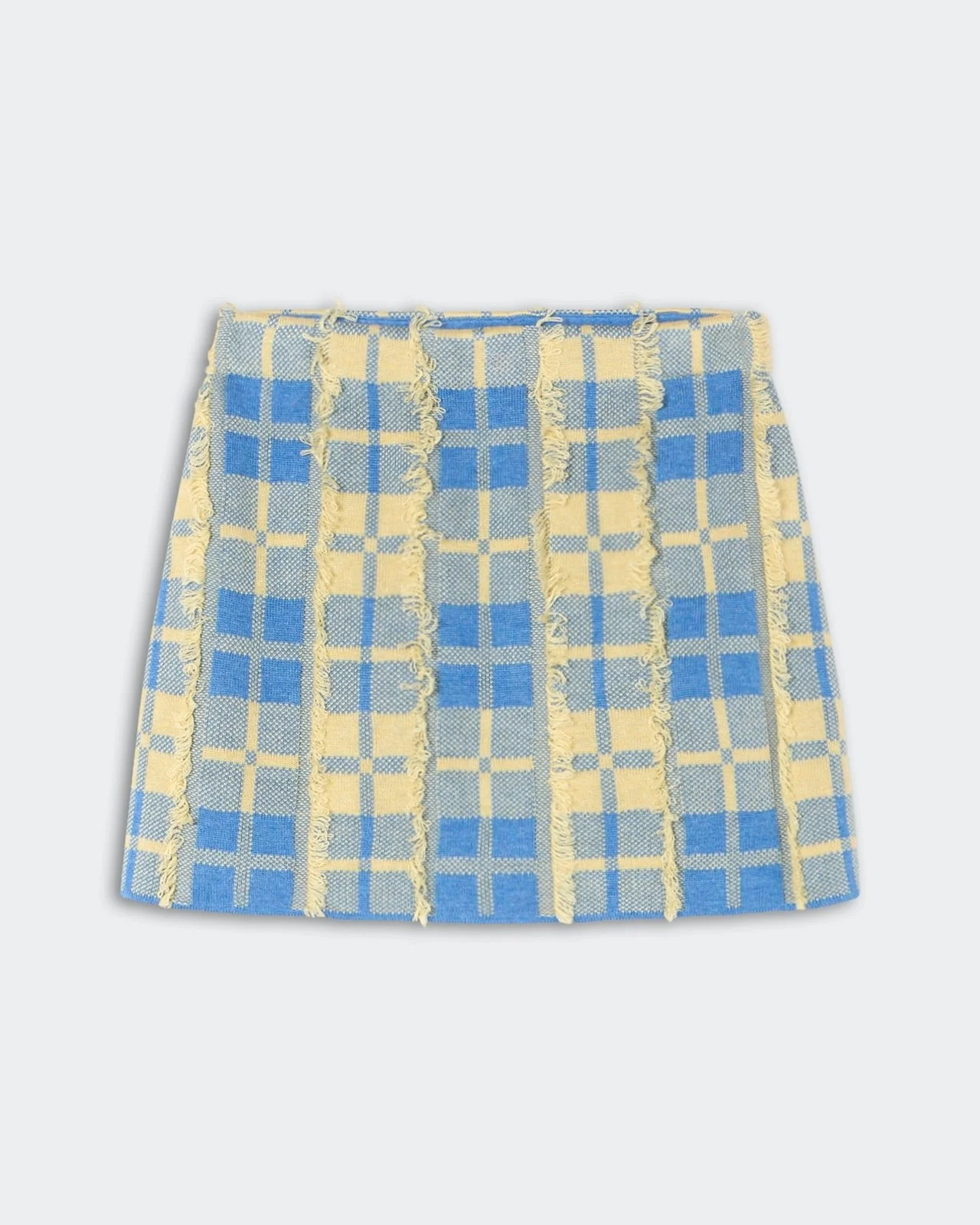 Plaid Mini Skirt - 1