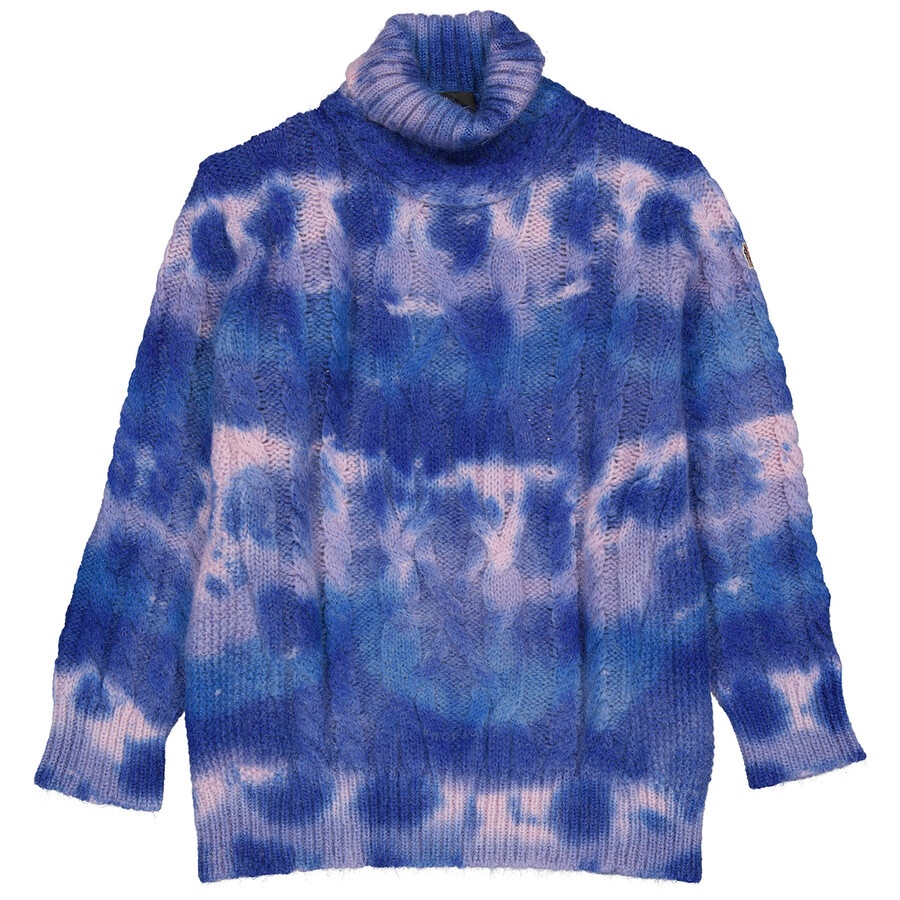 Moncler Ladies Cable Knit Tie-dye Jumper - 4