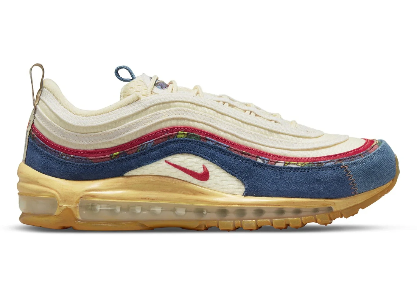 Nike Air Max 97 Coconut Milk Fossil Denim Red - 1