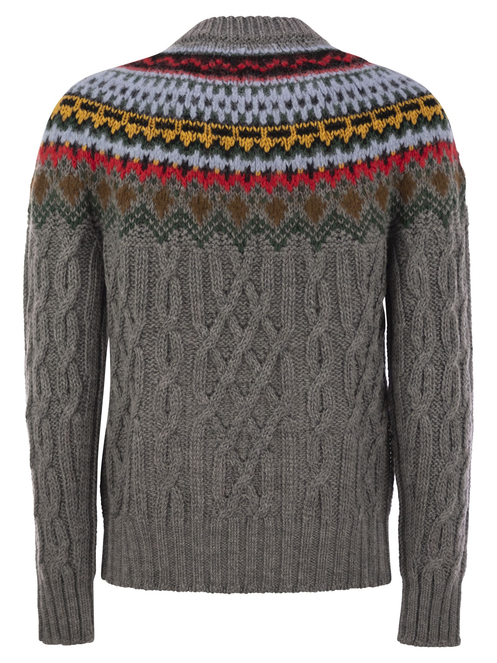 Moncler Grenoble Men Wool And Alpaca Jumper - 2