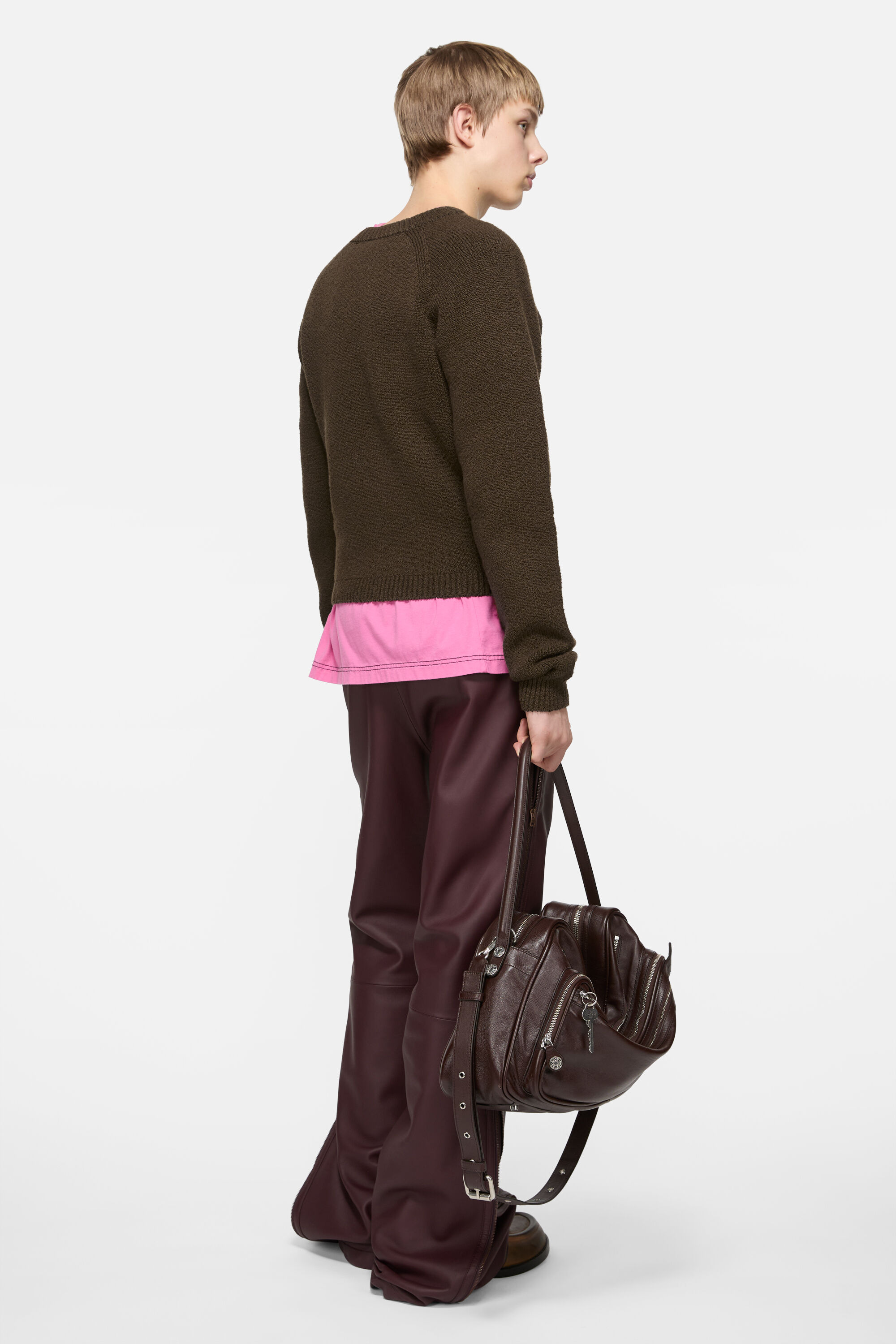 Crewneck jumper - Brown - 3