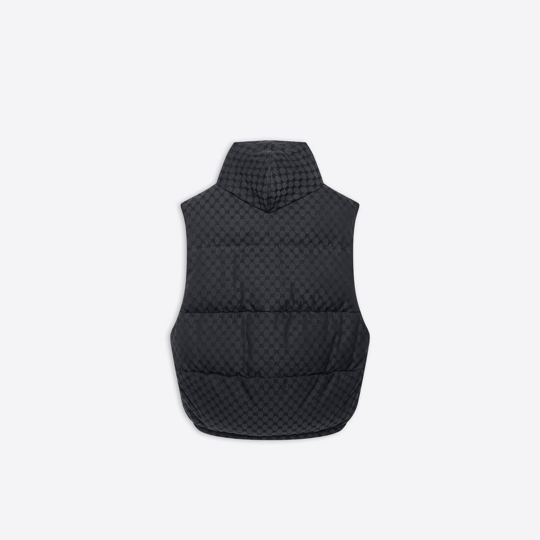 Men's Hacker Cocoon Puffer Gilet in Black - 2