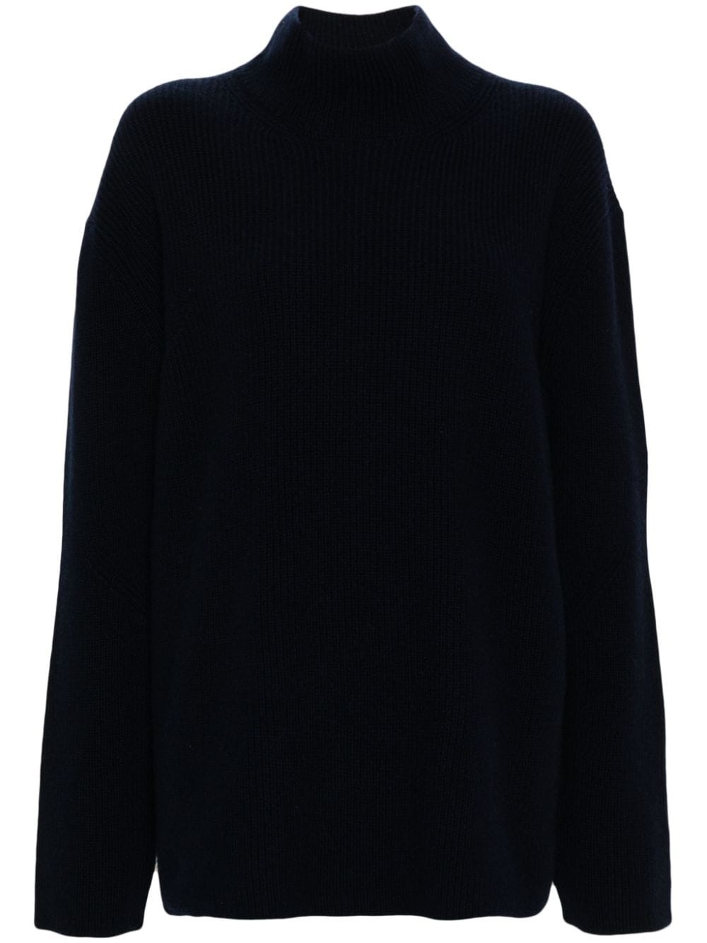 ribbed-knit wool jumper - 1