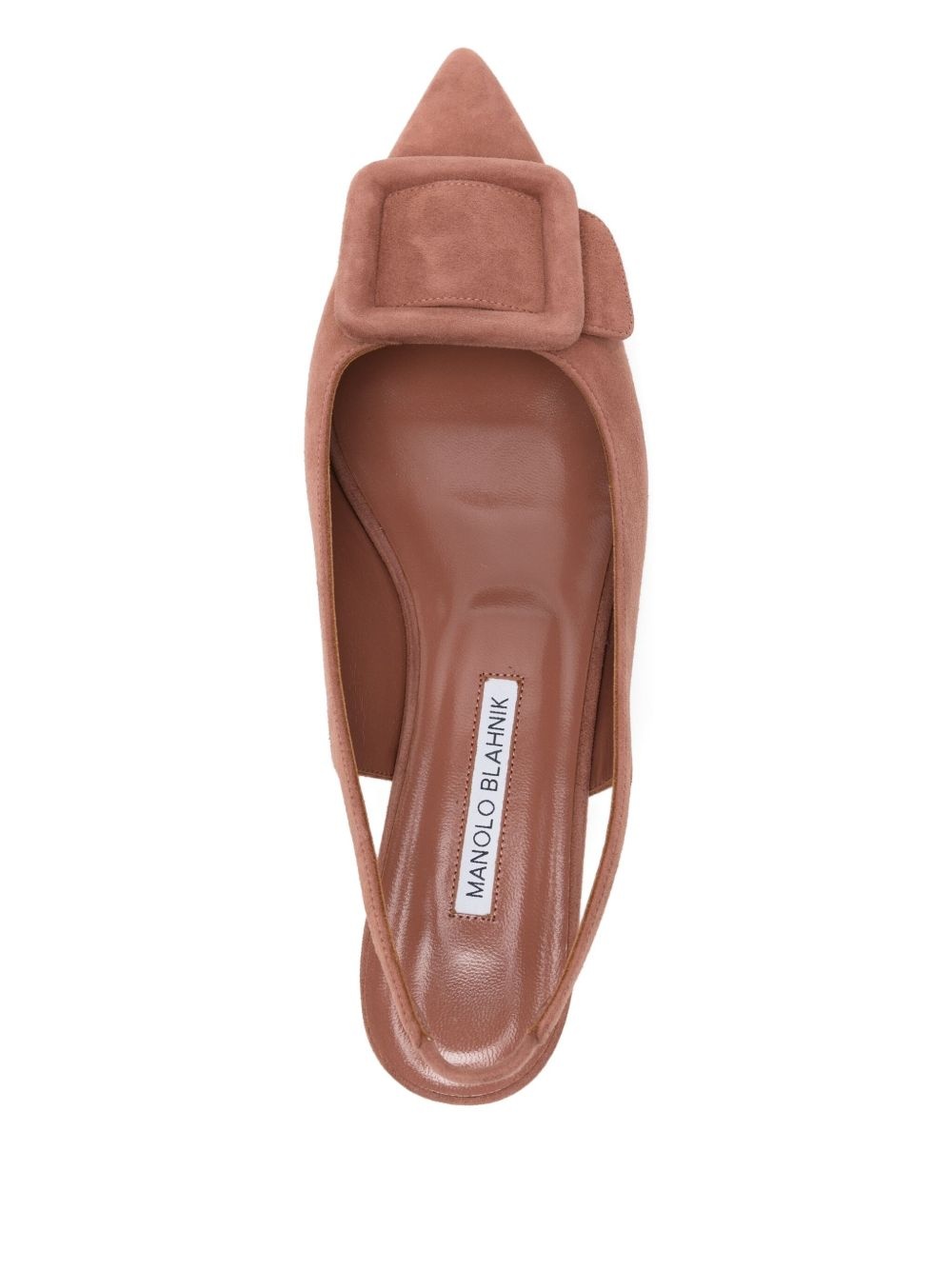buckle-embellished slingback pumps - 4