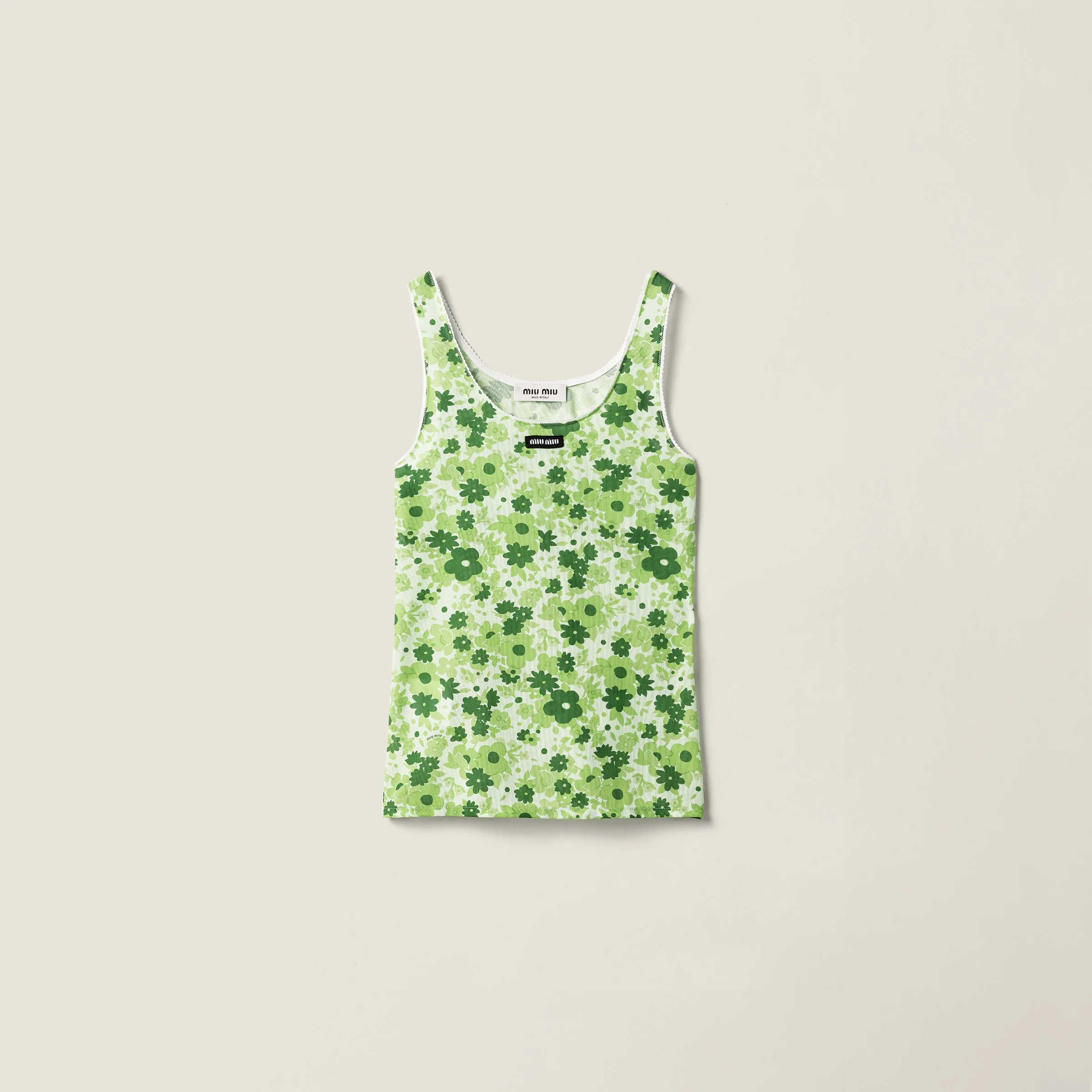 Stretch fabric tank top - 1