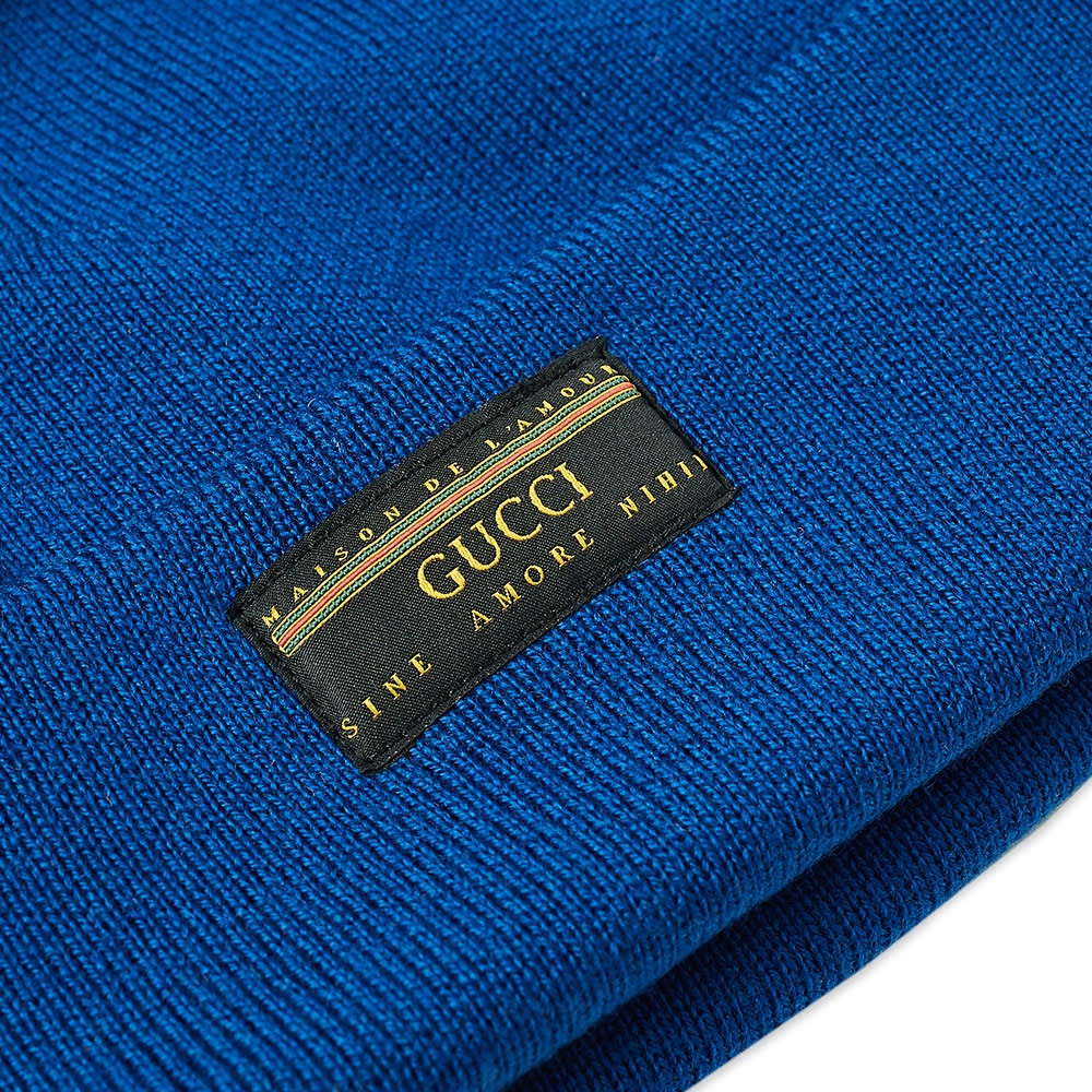 Gucci Patch Logo Beanie Hat - 2