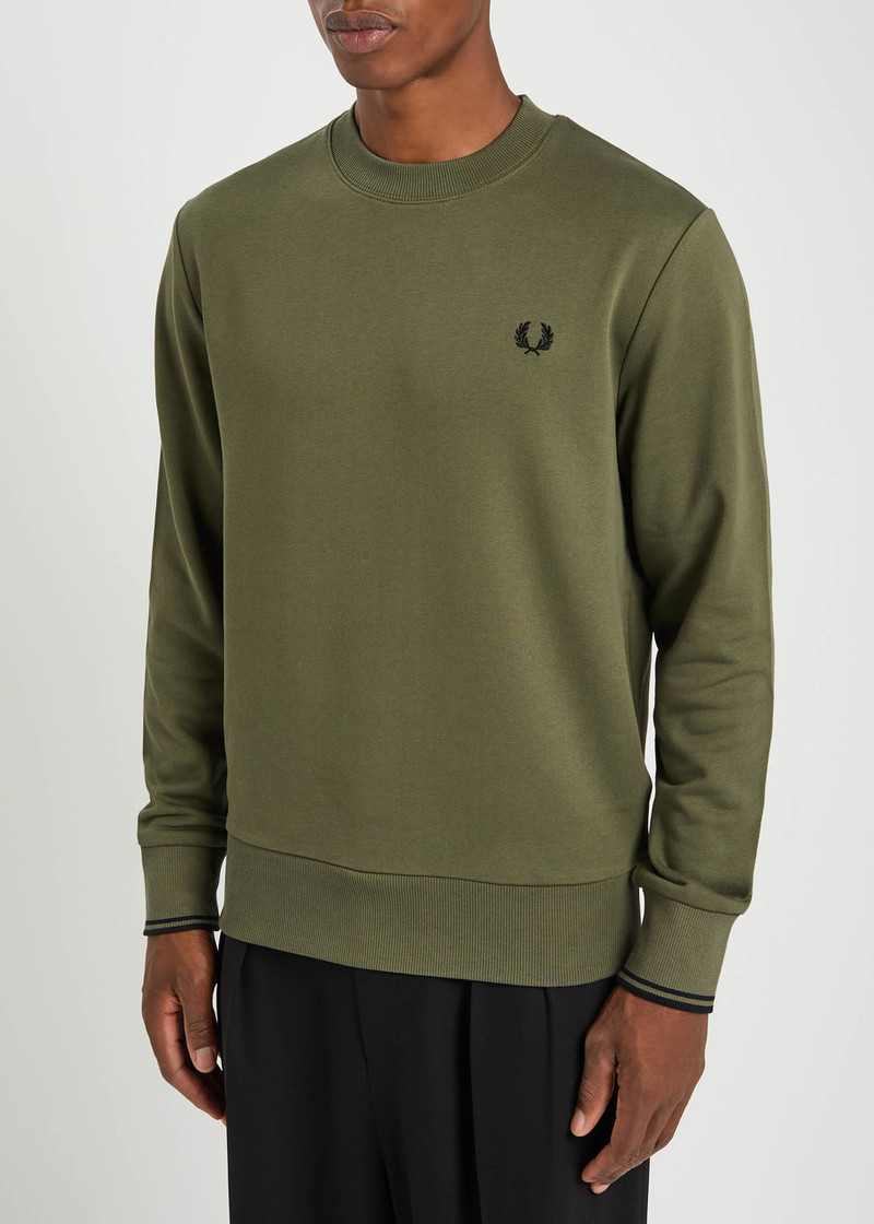 Fred Perry Fred Perry Logo-embroidered Cotton Sweatshirt outlook
