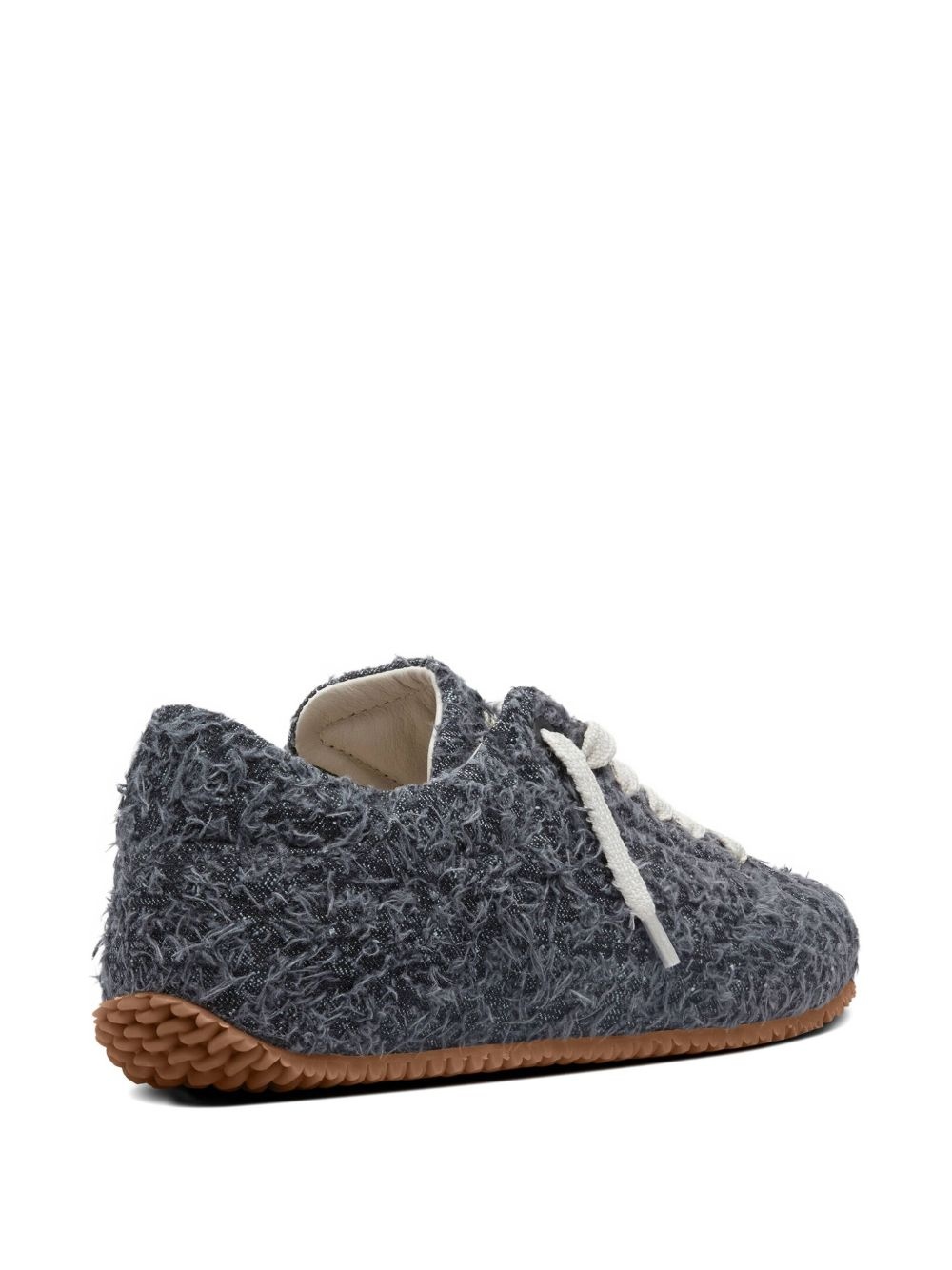 Tact fuzzy lace-up sneakers - 4