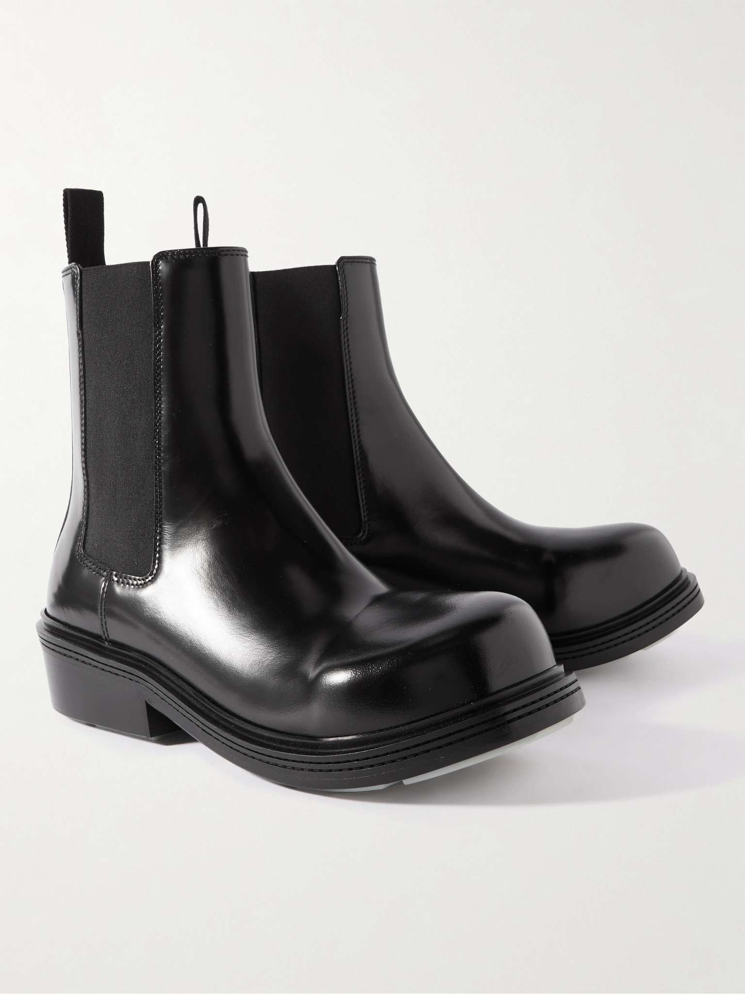 Fireman Glossed-Leather Chelsea Boots - 4
