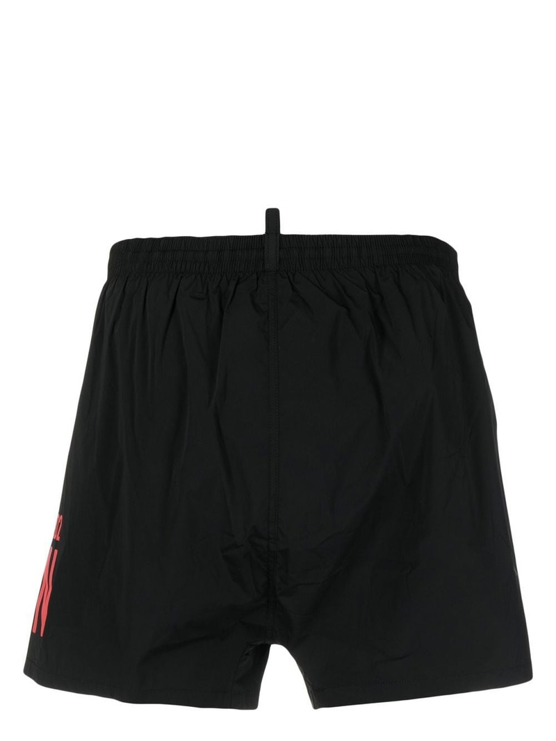 DSQUARED2 logo-print swim shorts outlook