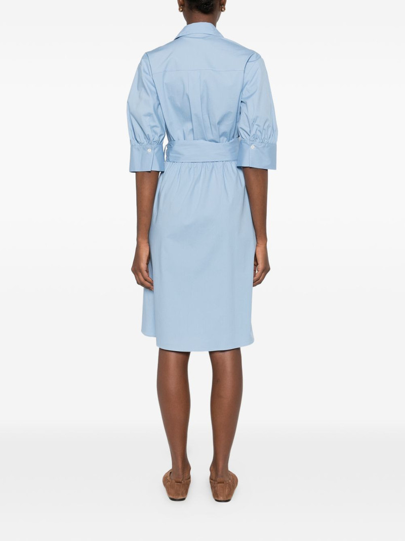 logo-embroidered midi skirt 4
