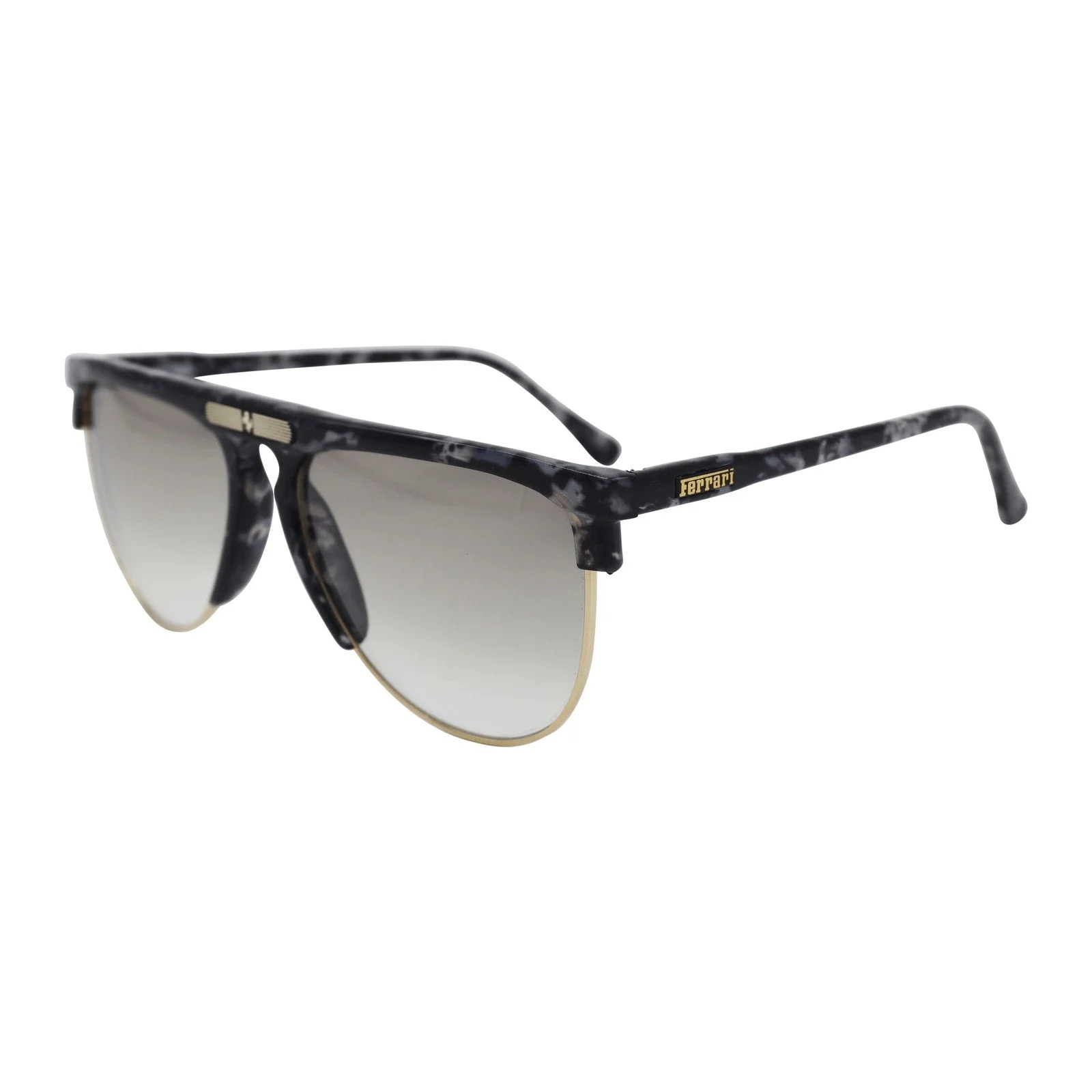 Ferrari FAS-20 Vintage Sunglasses - Black Marble - 1