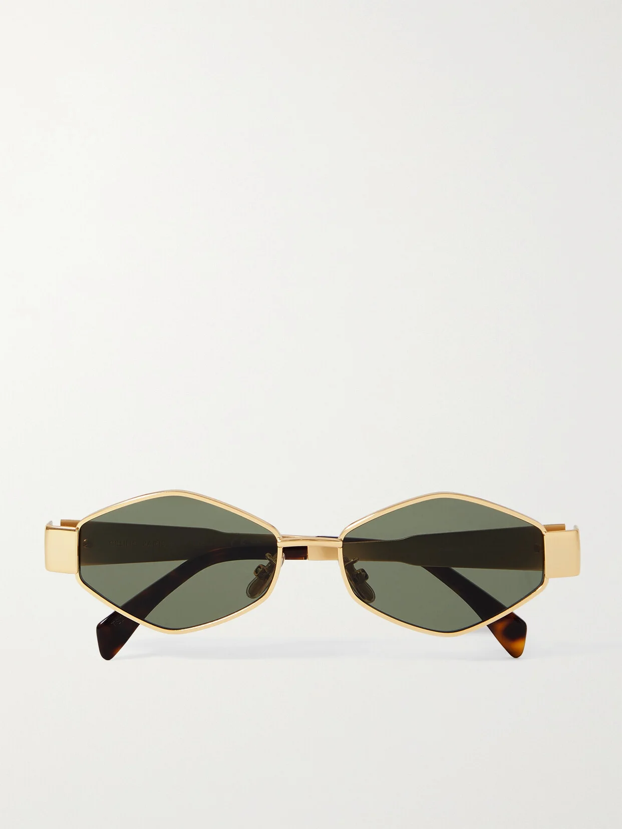 Triomphe Hexagon-frame Gold-tone Sunglasses - 1