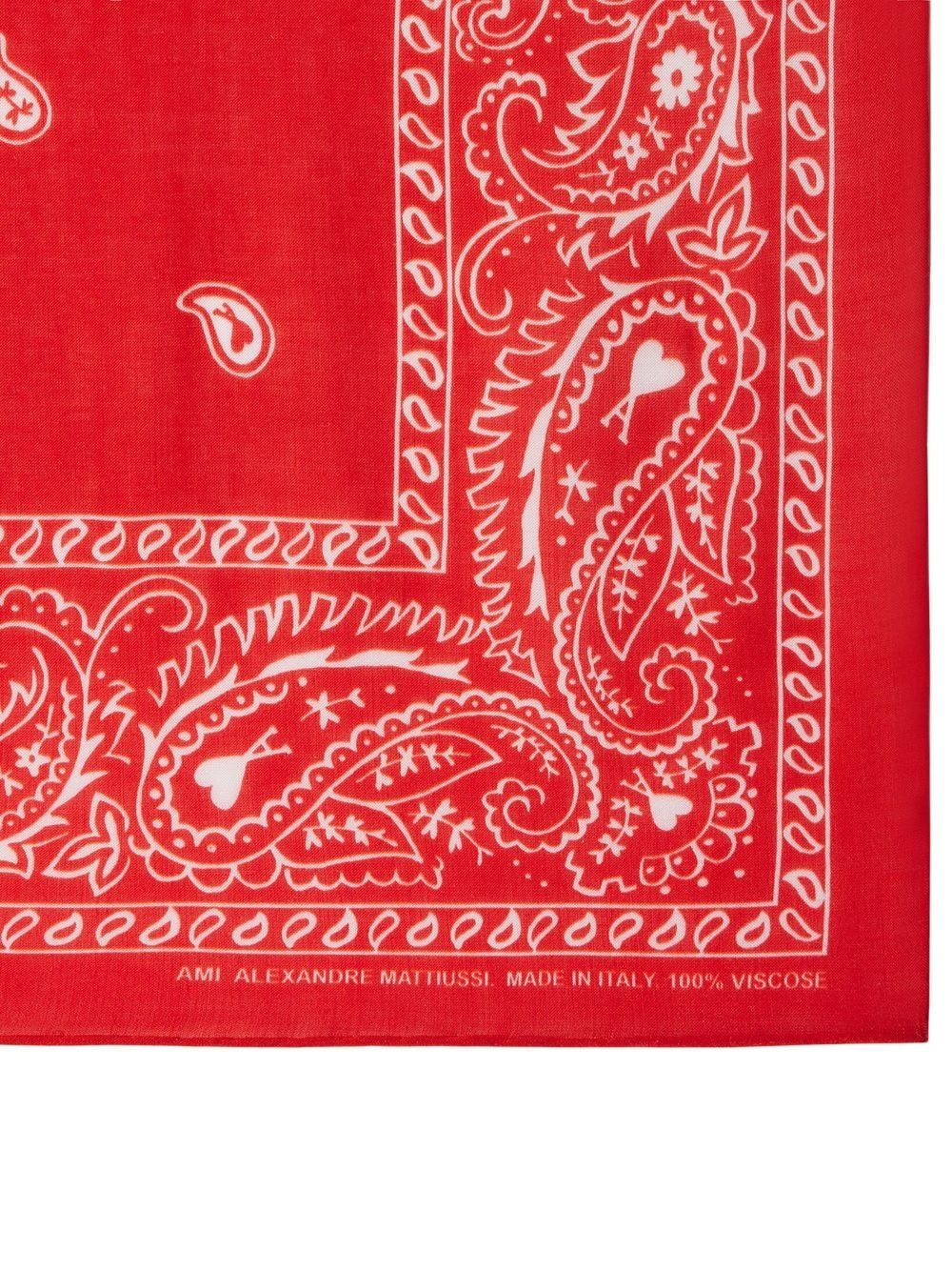 paisley logo-printed bandana - 2