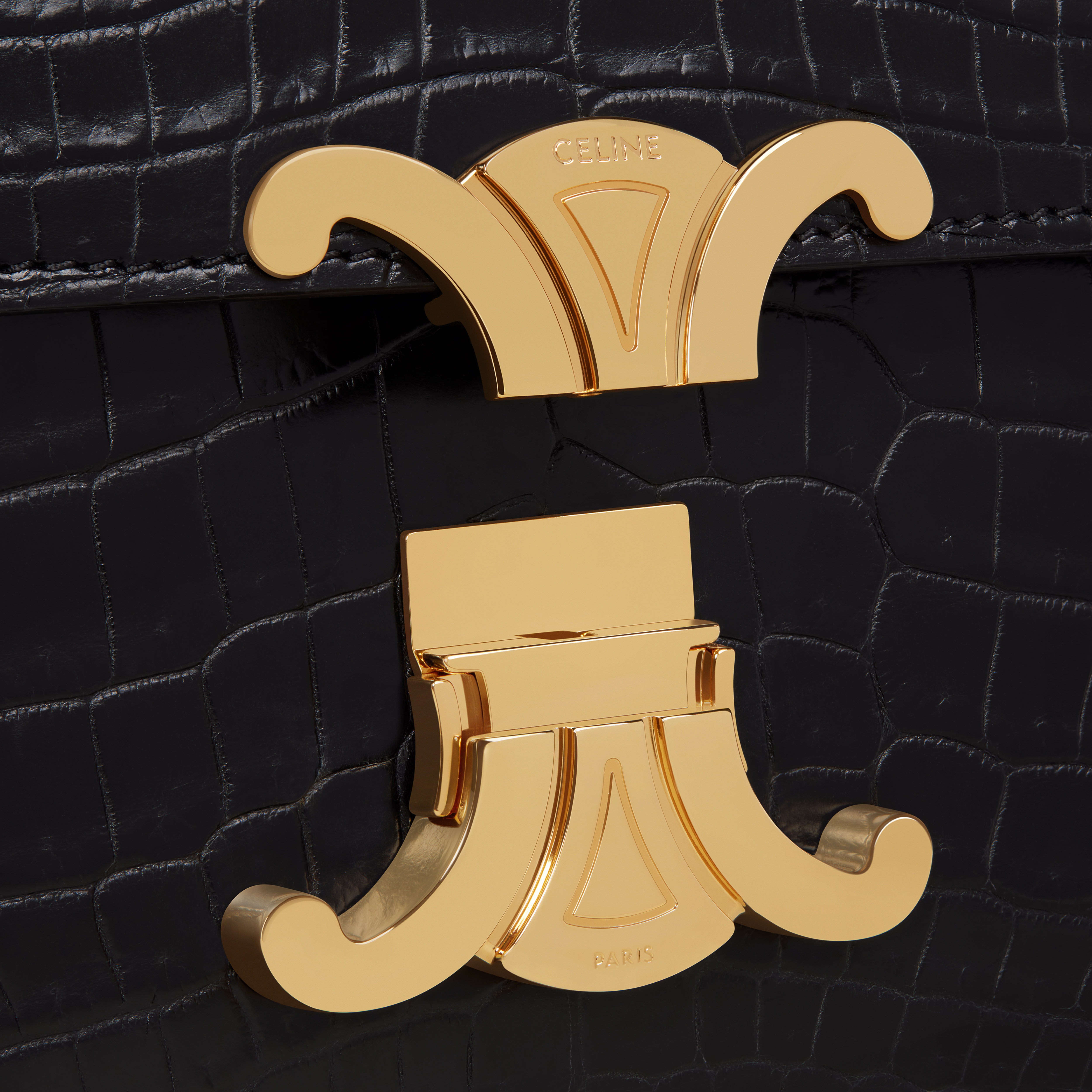 Teen Triomphe Bag in Crocodile - 5