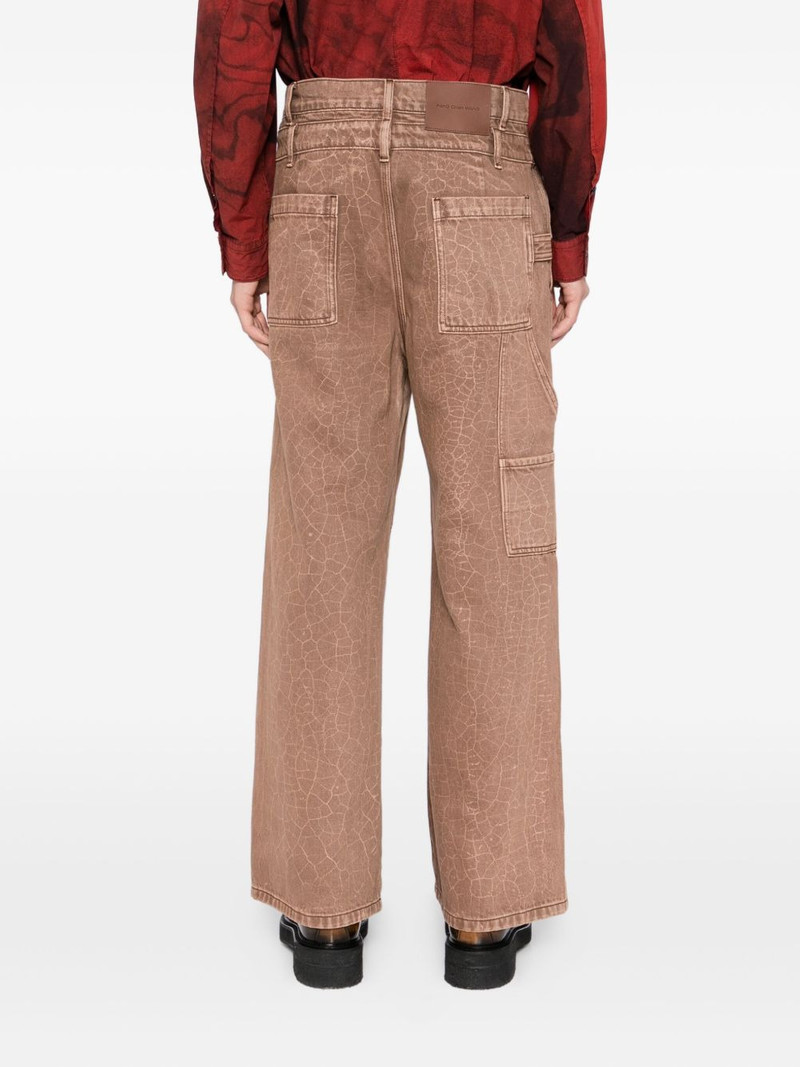 crack-print jeans 4